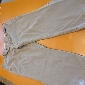 DOCKERS favorite fit trousers, tan/lt. brown, size 14 Short